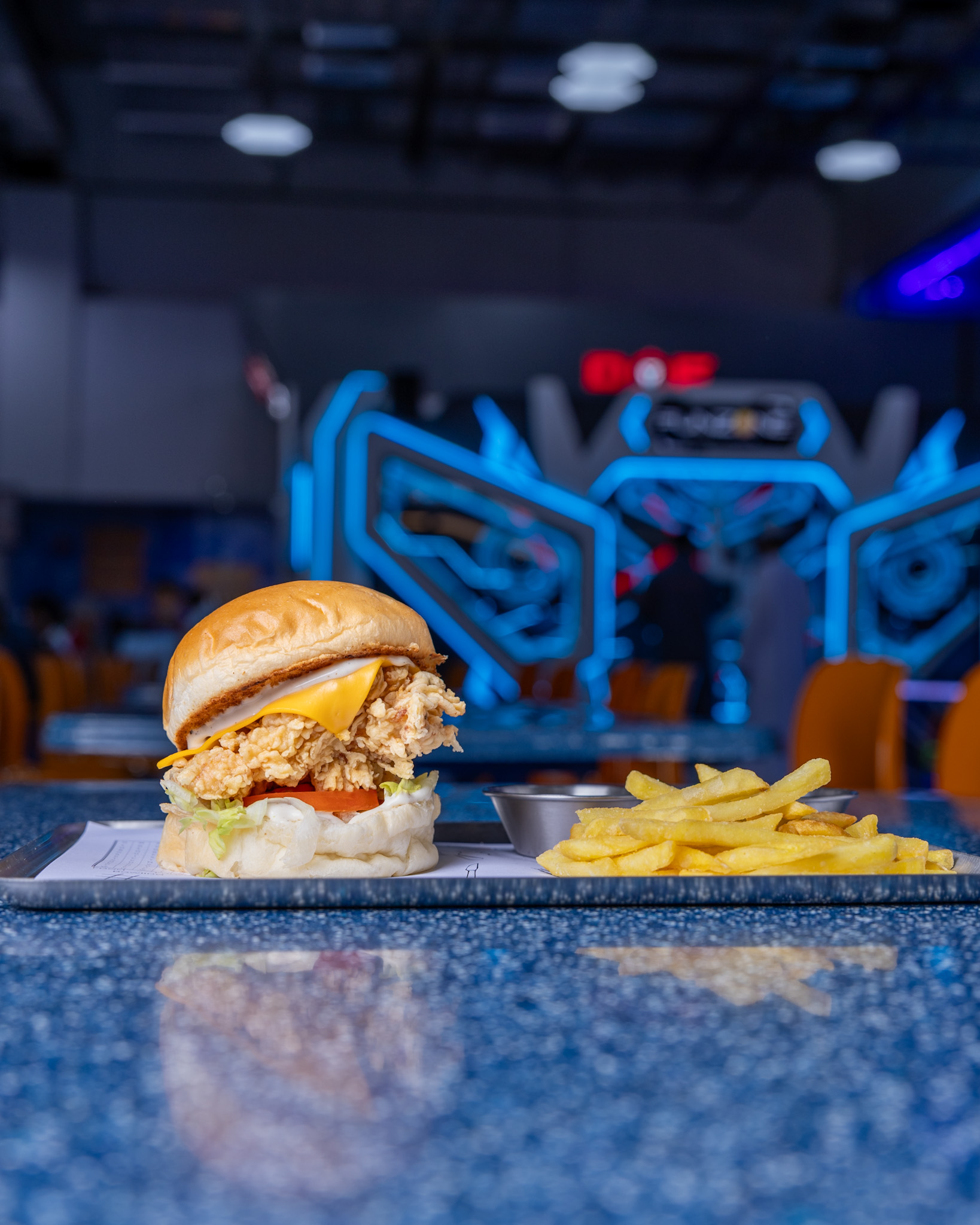 Burger - pizza - manakish - french fries - coffee - fresh and delicious fast food